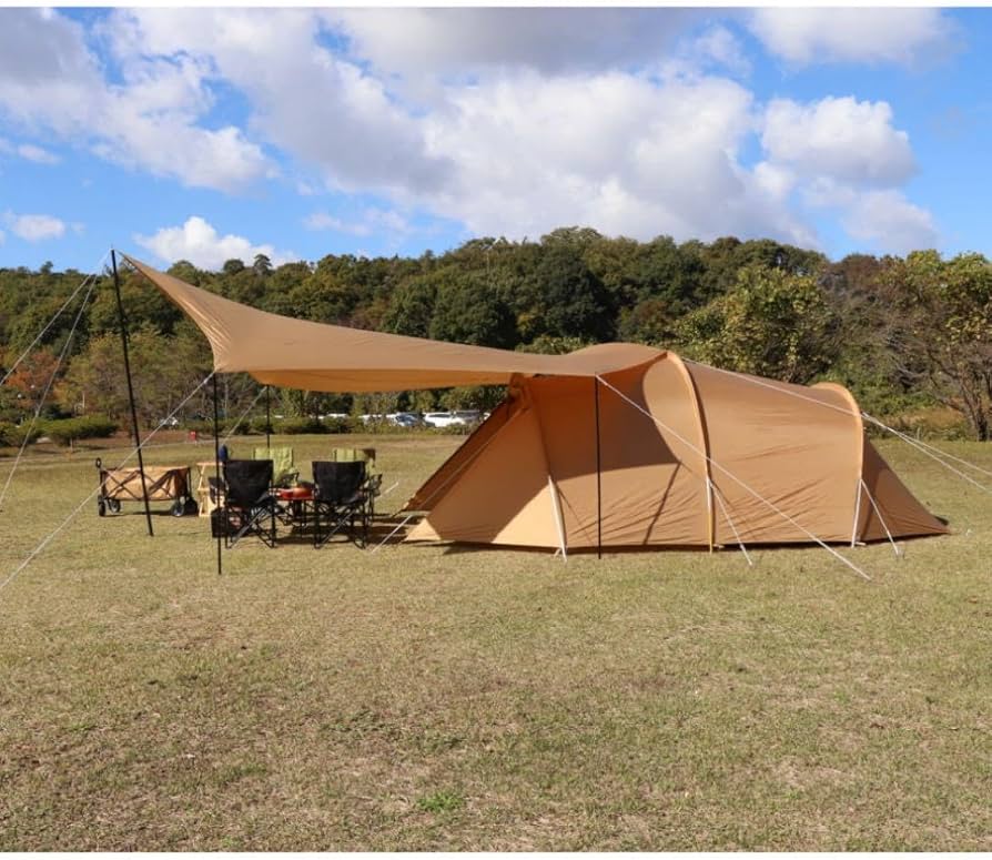 Amazon.co.jp: IGNIO イグニオ トンネルテント ヘキサゴンタープ